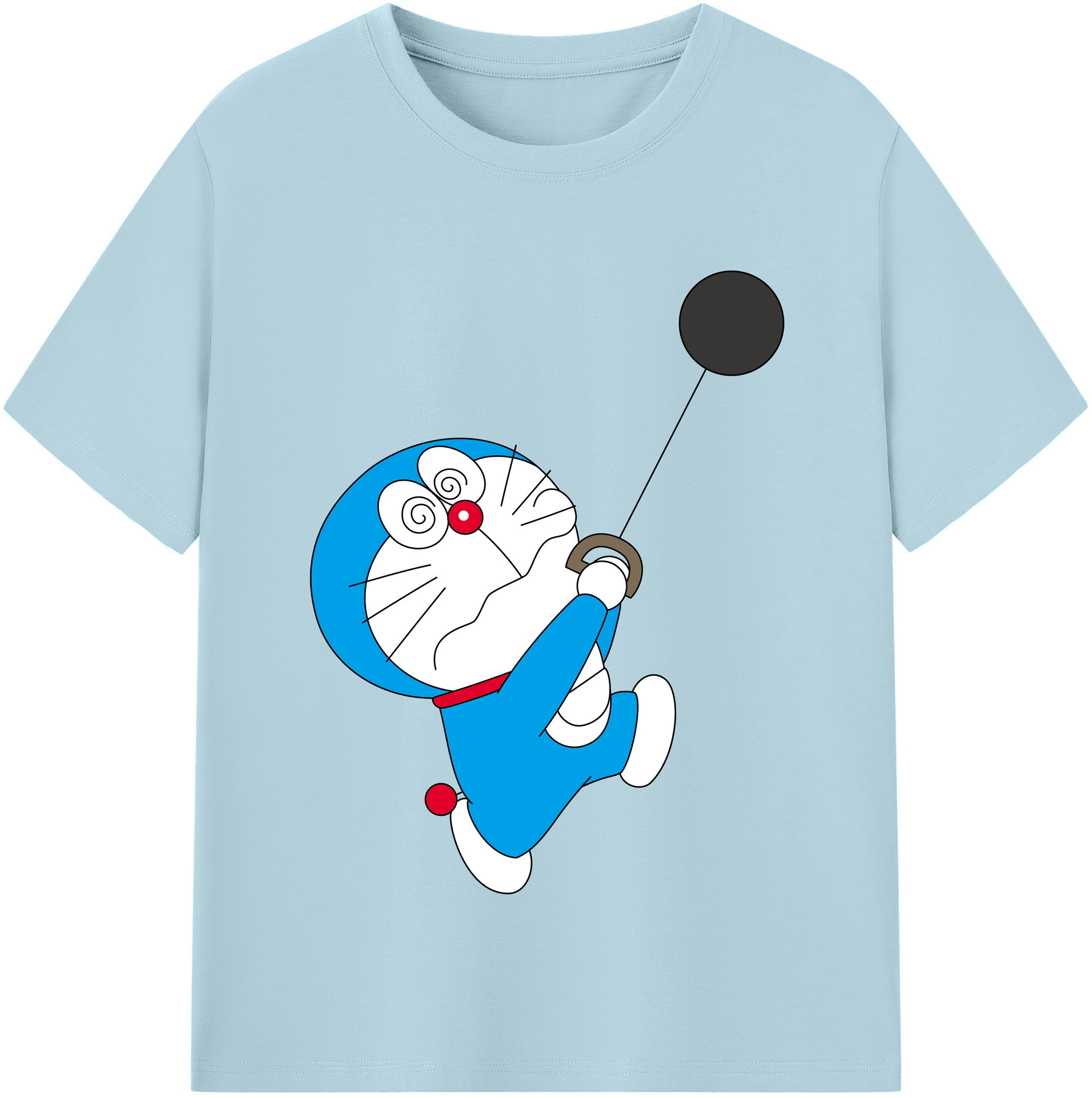 （画像用） ドラえもん Doraemon 綿100％半袖Tシャツ（フロントプリント）
